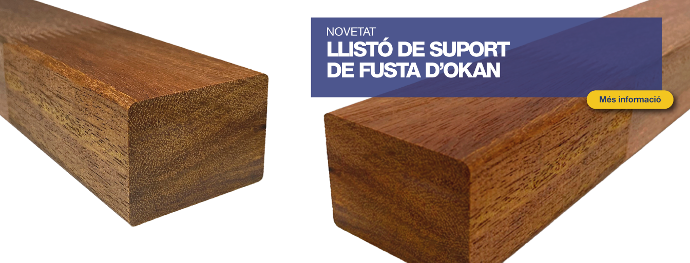 Llistons de suport de fusta d'OKAN 